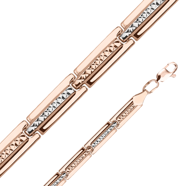 Браслет из красного золота